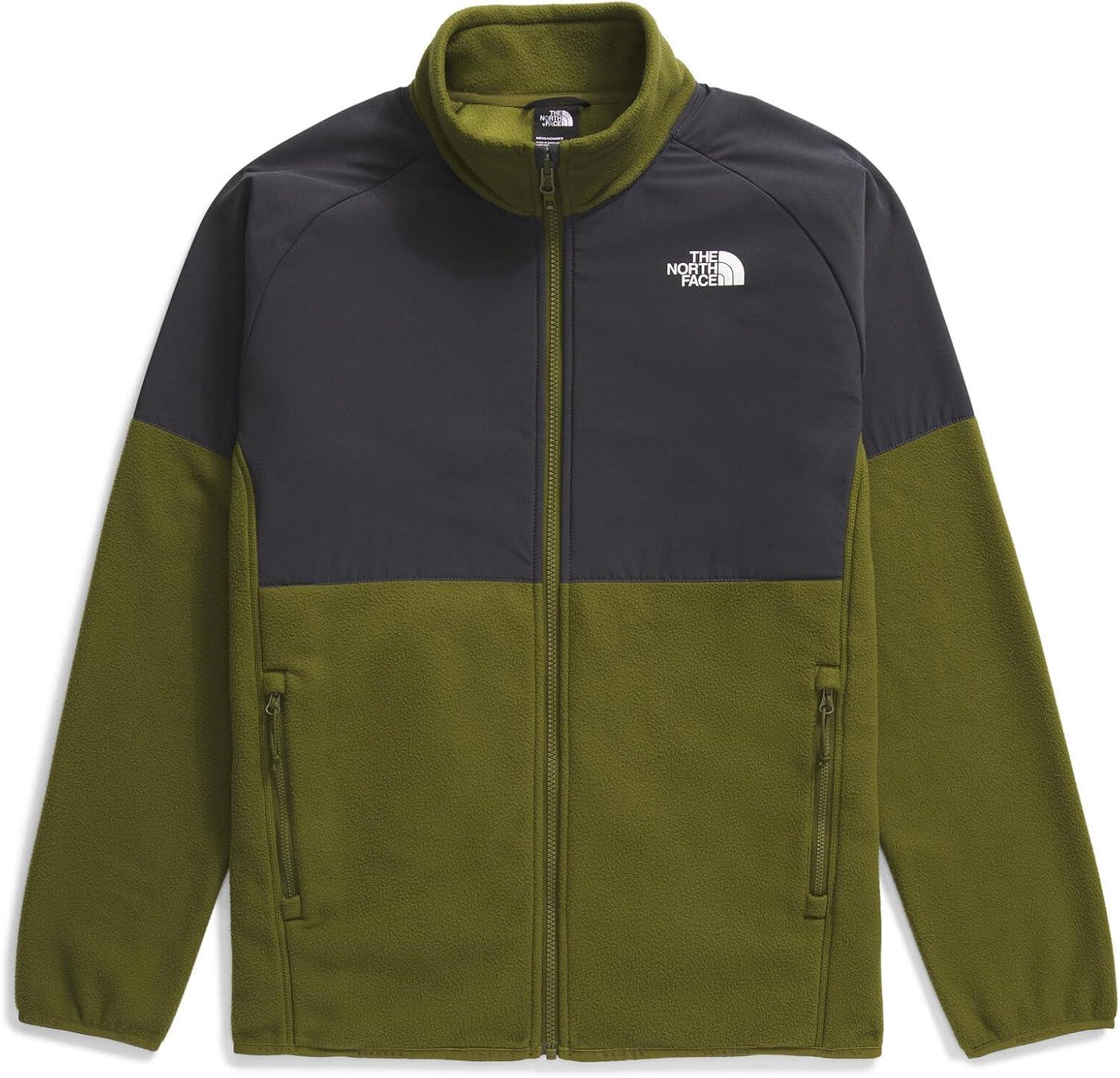 imageTHE NORTH FACE Mens Glacier Heavyweight Full Zip JacketForest OliveAsphalt Grey