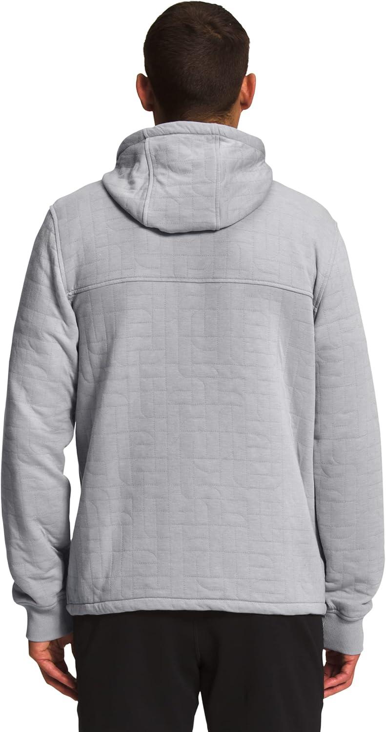 imageThe North Face womens Longs Peak Quilted Full Zip HoodieMeld Grey White Heather