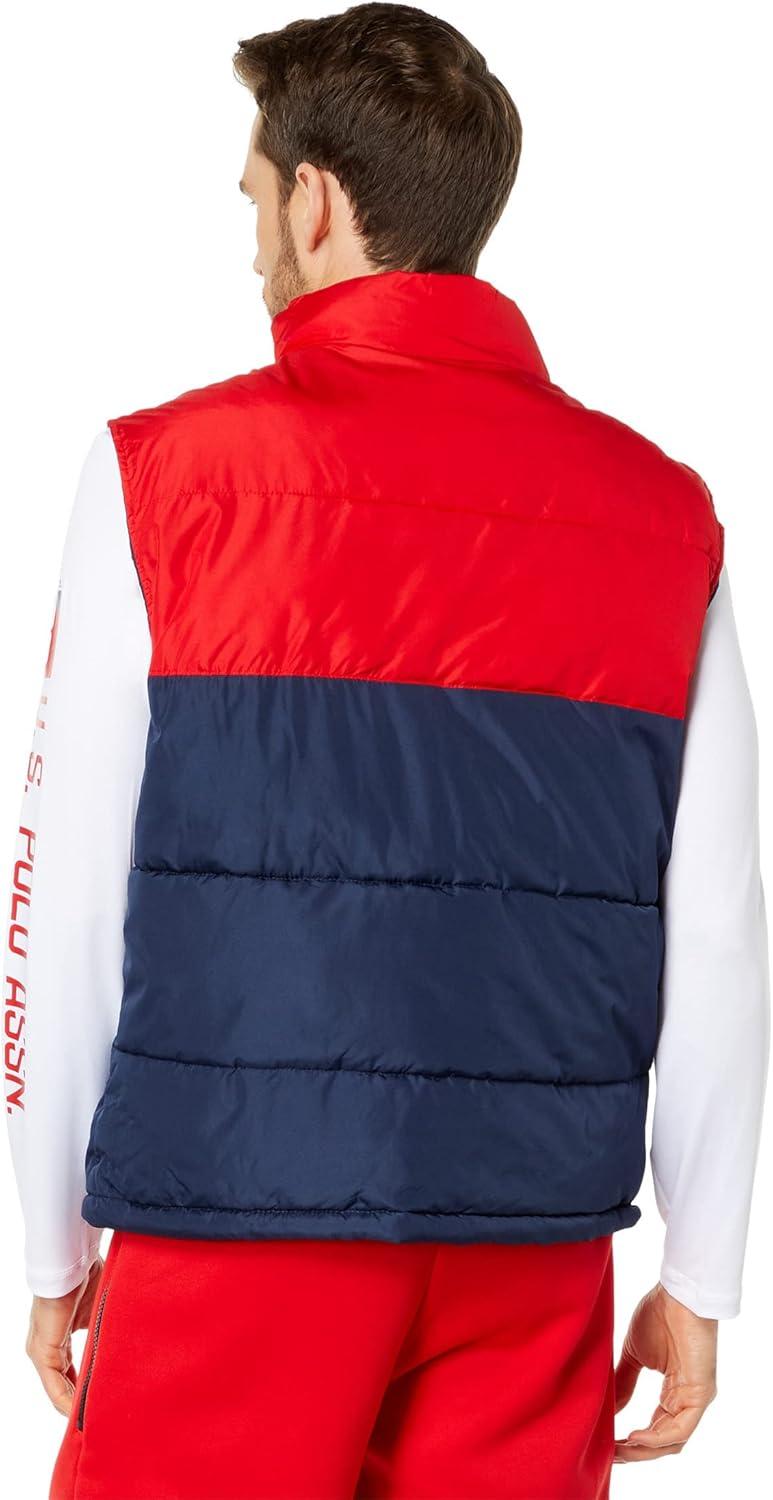 imageUS POLO ASSN ColorBlock Puffer VestClassic Navy