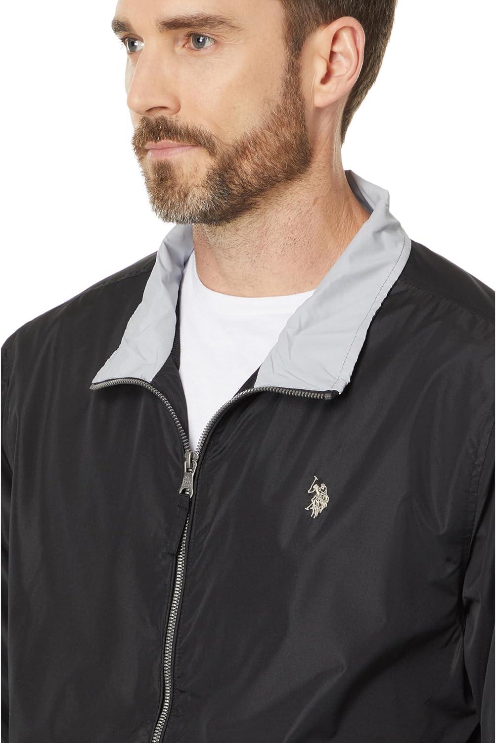 imageUS POLO ASSN Men USPA Basic Windbreaker Small PonyBlack