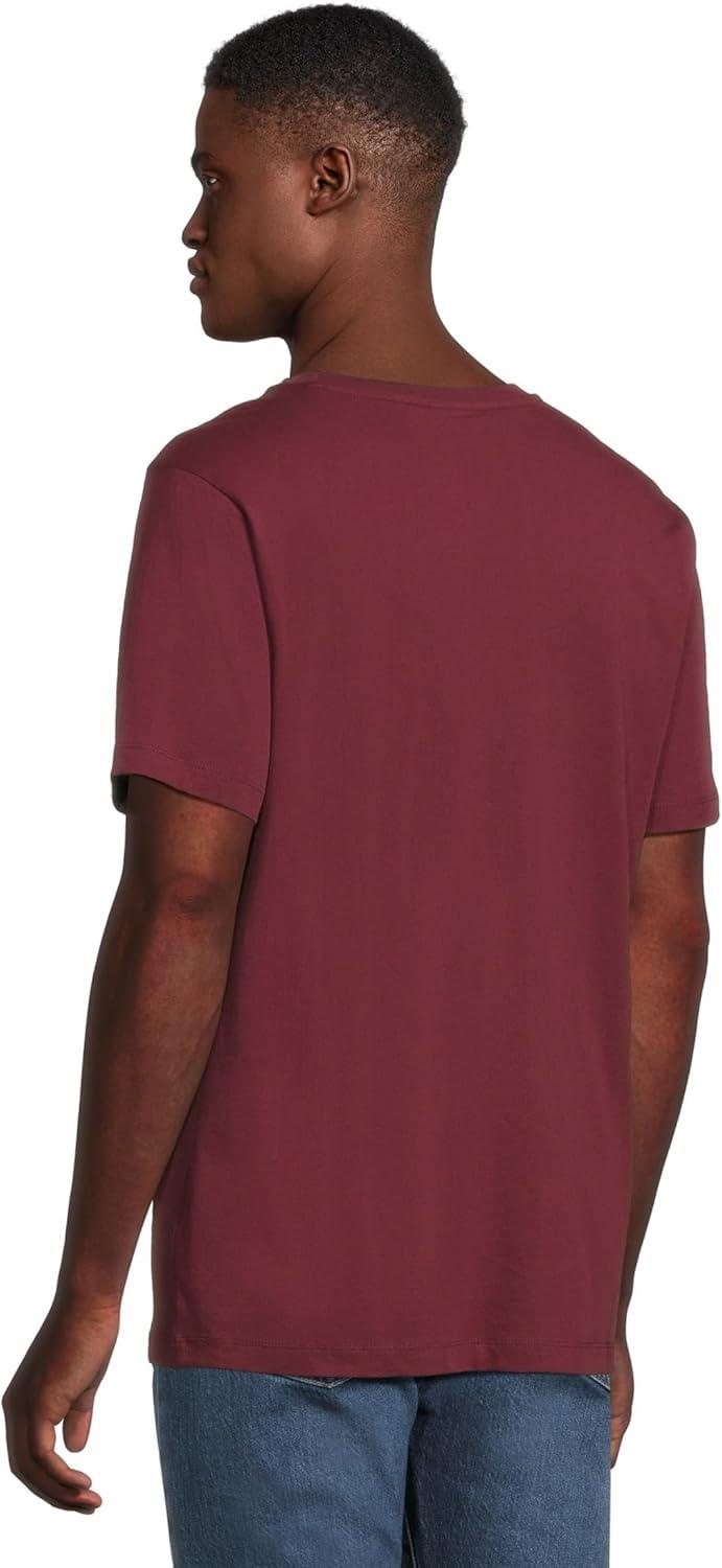 imageUS Polo Assn Mens Crew Neck Pocket TShirt Color Group 2 of 2Maroon Fall
