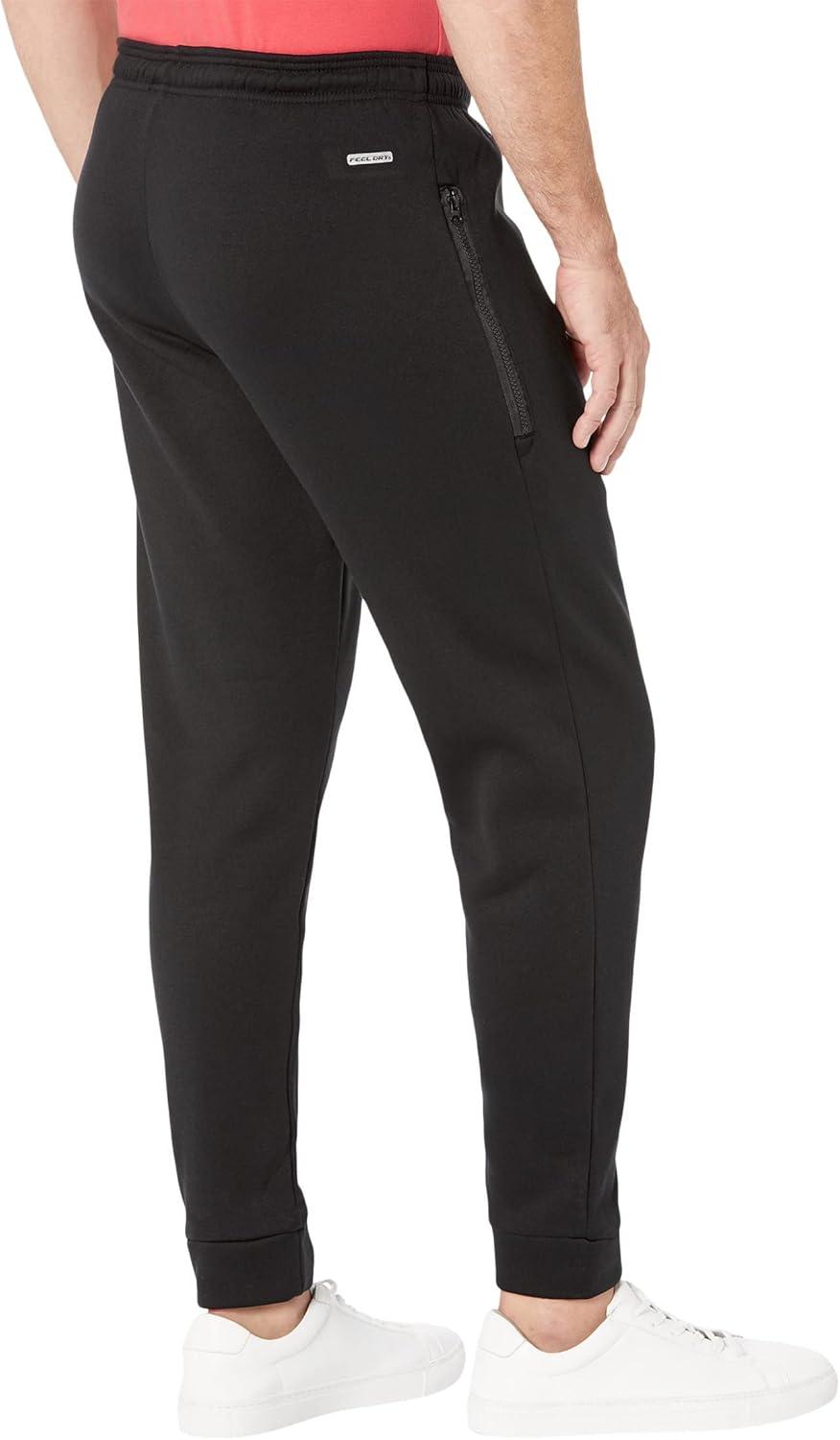 imageUS Polo Assn Mens Zip Pocket Fleece PantsBlack