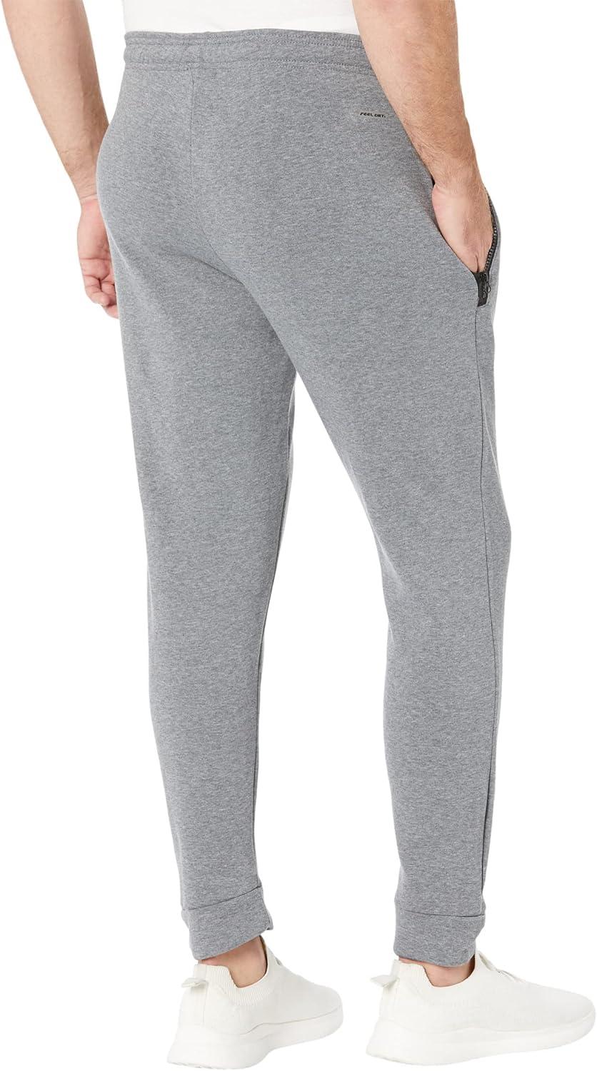 imageUS Polo Assn Mens Zip Pocket Fleece PantsCampus Heather Grey