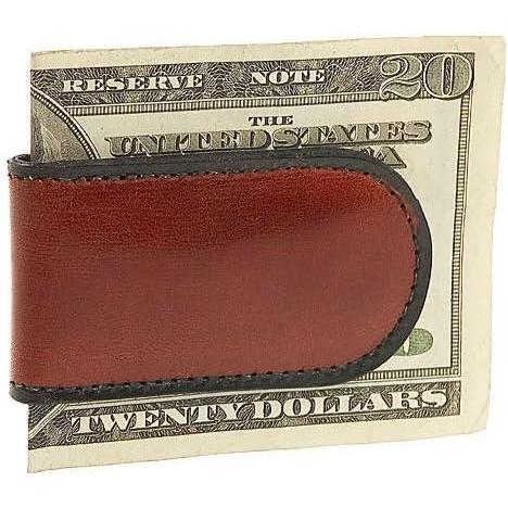imageBosca Mens Old Leather CollectionMagnetic Money Clip WalletsCognac Leather