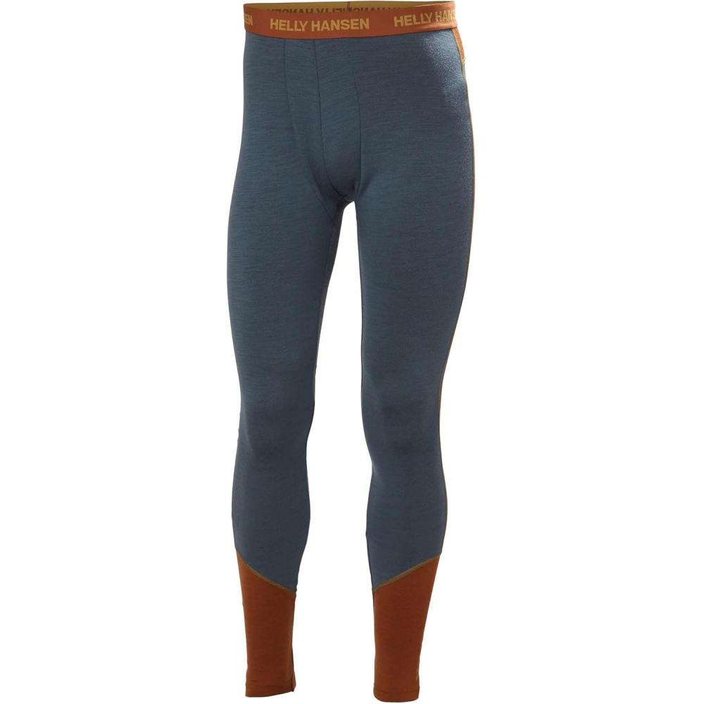 imageHellyHansen LIFA Merino Midweight Pant for Men Track Pants with NonItch Fabric 2Layer Design Flat Lock Seams ZQ Wool860 Alpine Frost