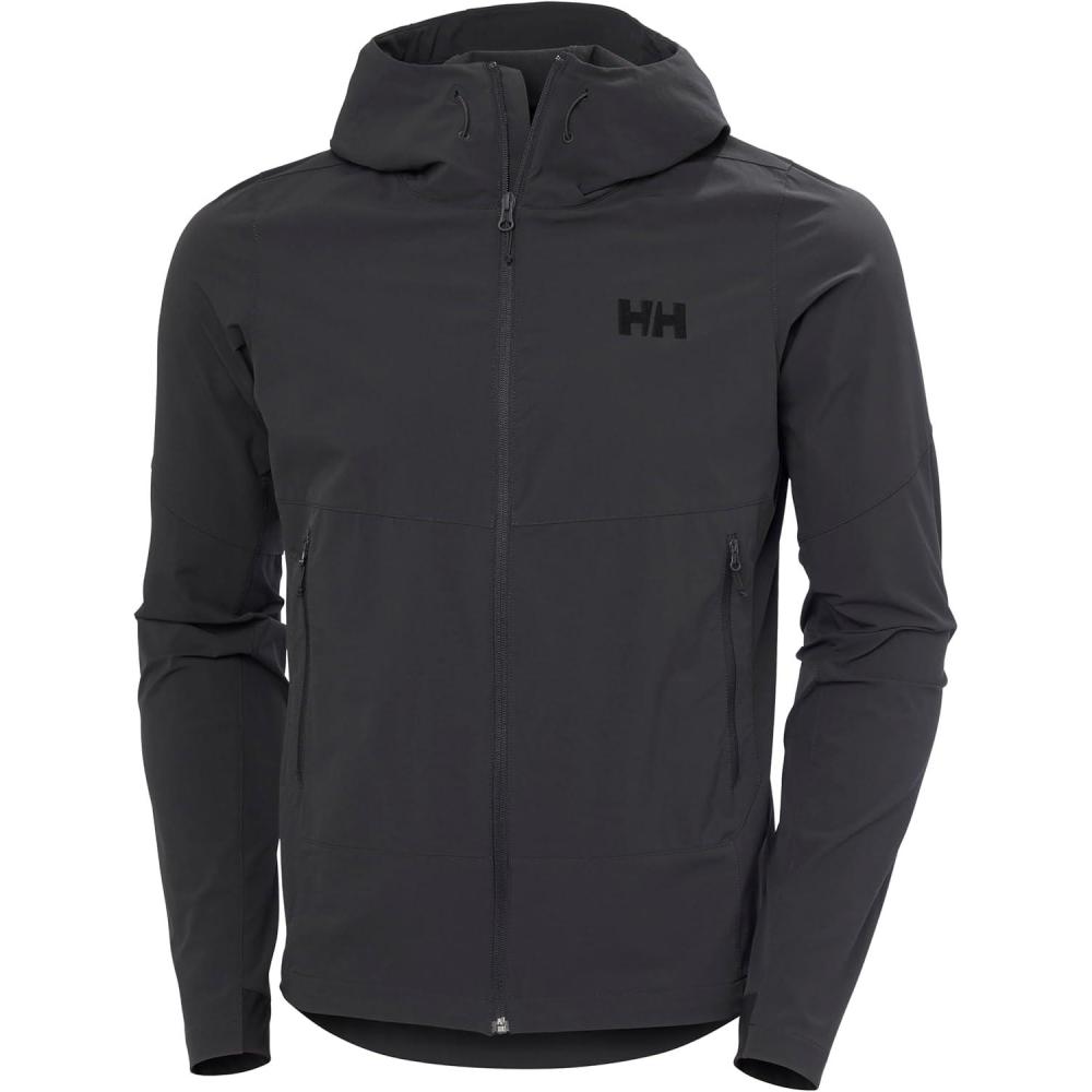imageHellyHansen Mens Blaze Softshell Hooded980 Ebony