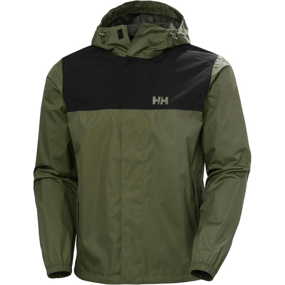 imageHellyHansen mens Vancouver Rain Jacket431 Utility Green