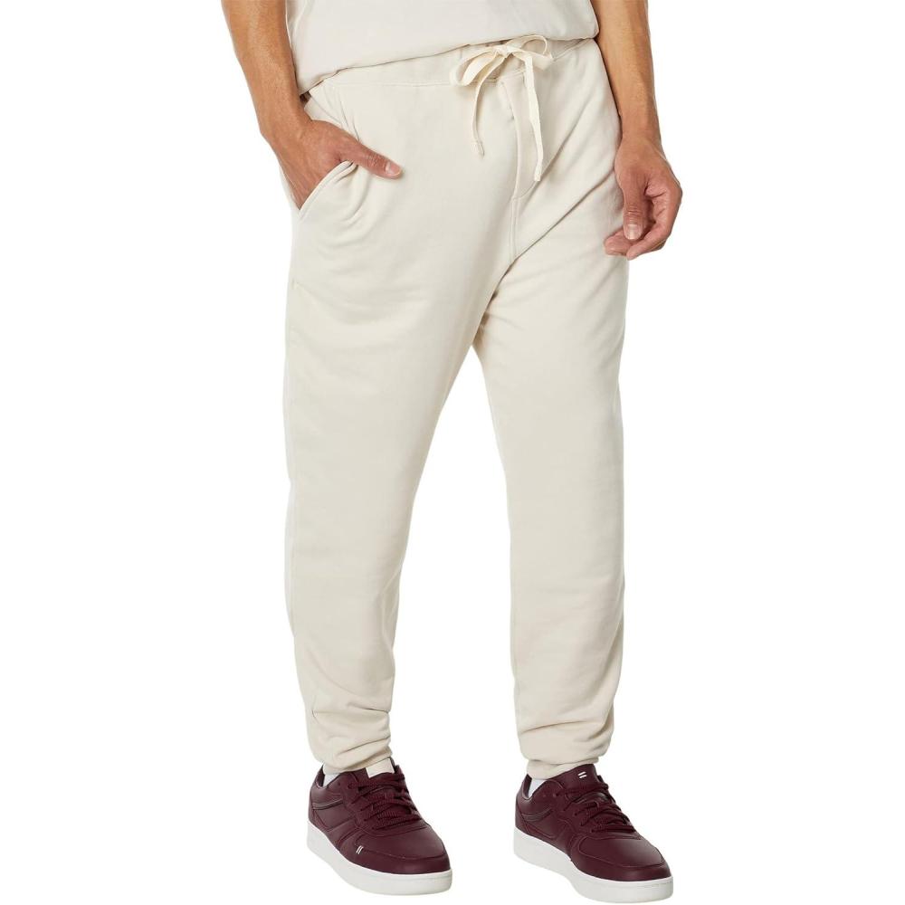 imageLABEL Goto Joggers for Women  CottonSpandex Blend Fabric  Adjustable Herringbone Drawstring  Slim FitPutty