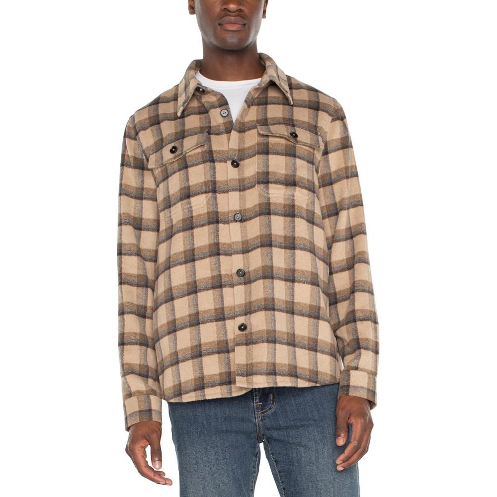 imageLiverpool Mens Shirt JacketTan Brown Multi