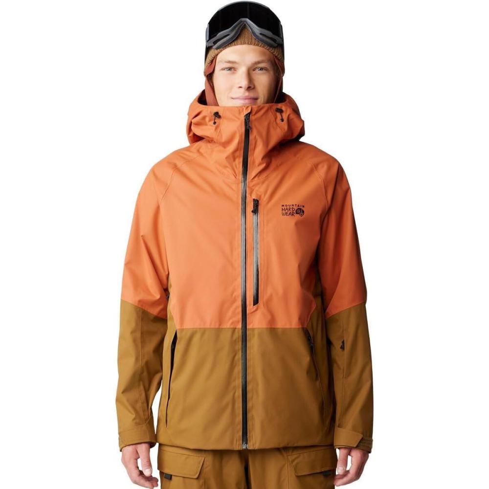 imageMountain Hardwear mens Firefall JacketRaw CarnelianGolden Brown