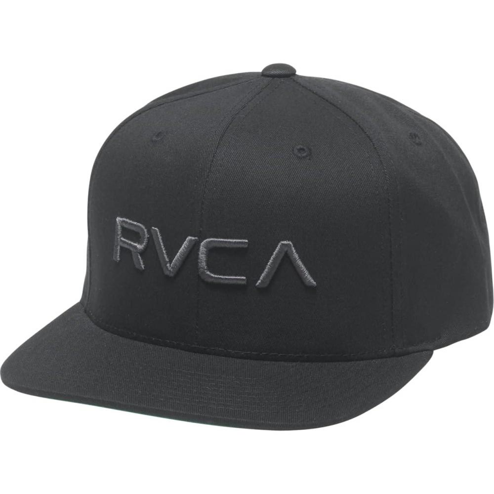 imageRVCA Mens Twill Snapback IiBlackCharcoal