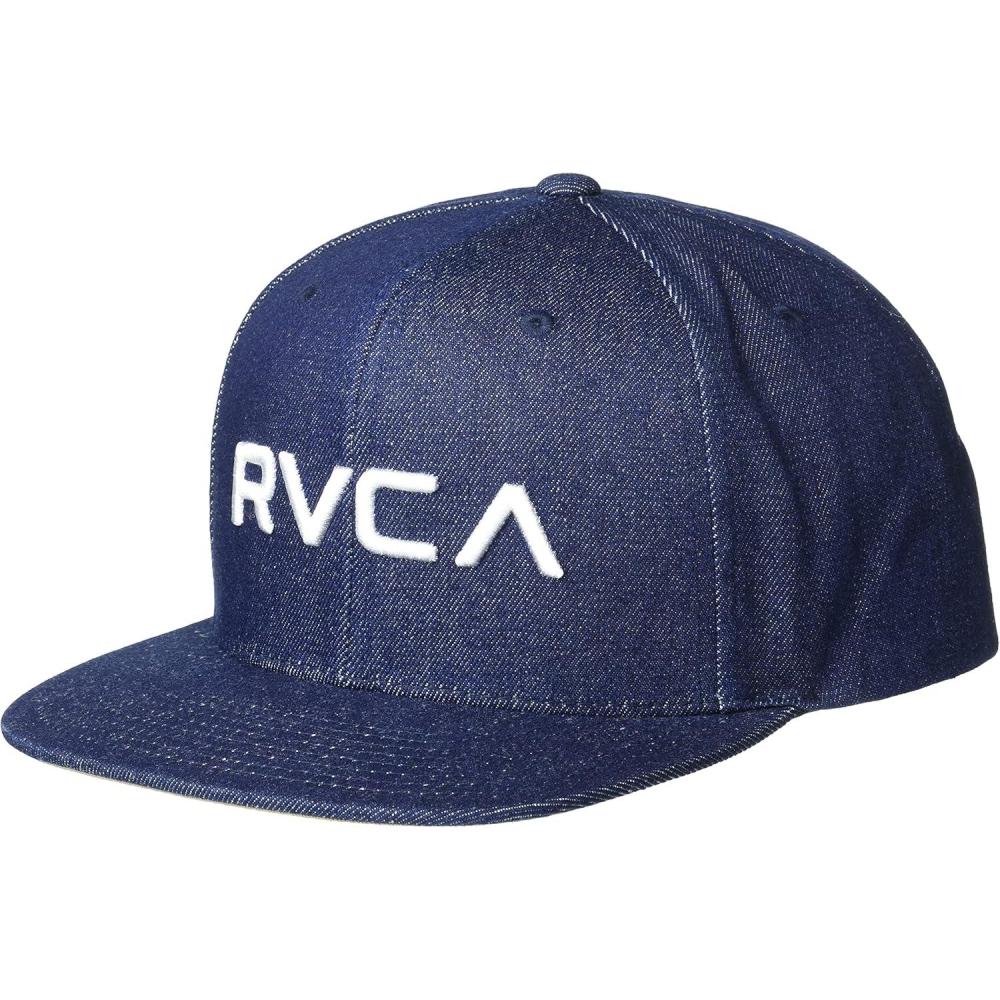 imageRVCA Mens Twill Snapback IiRvca Snapback HatDark Indigo