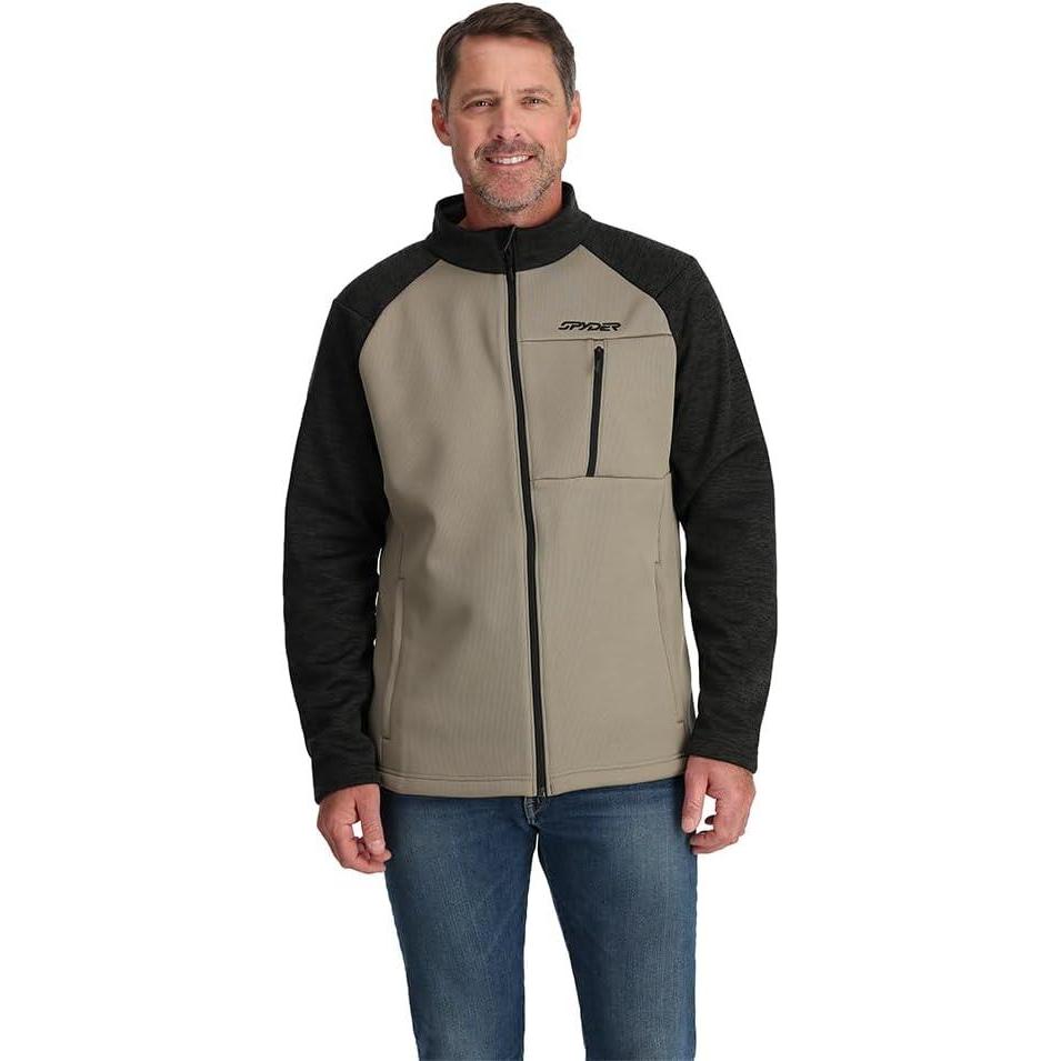 imageSpyder Mens Encore Fleece Jacket Full ZipDesert Taupe