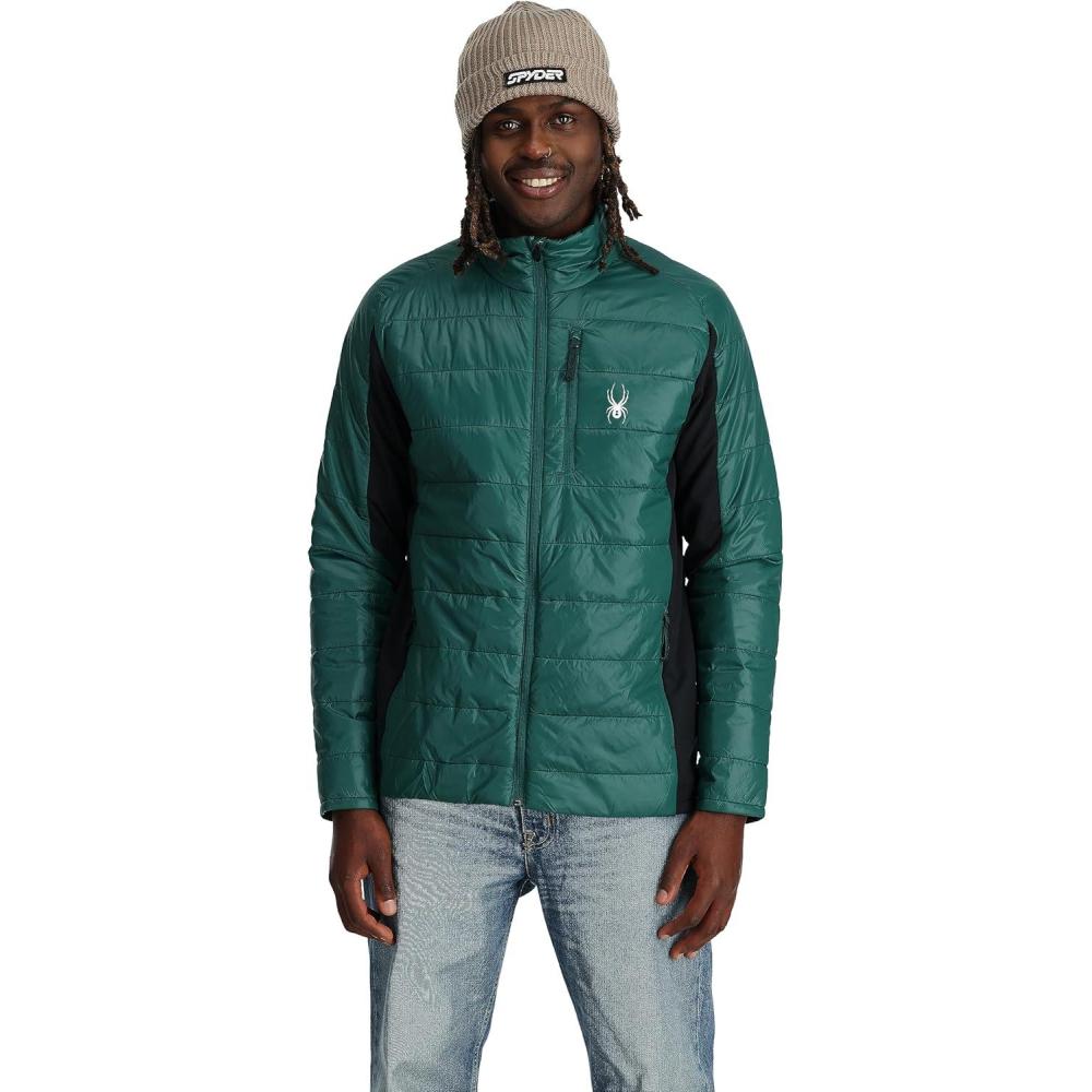 imageSpyder mens Glissade Insulated JacketCypress Green