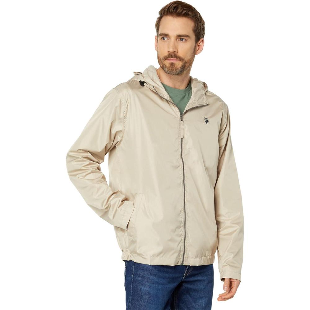 imageUS POLO ASSN Solid Windbreaker Thomston Hkaki SM