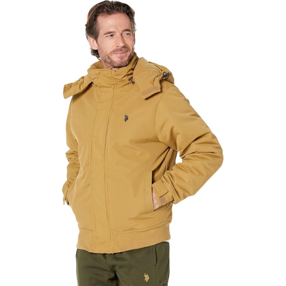 imageUS Polo Assn Short Snorkel JacketCoyote Brown