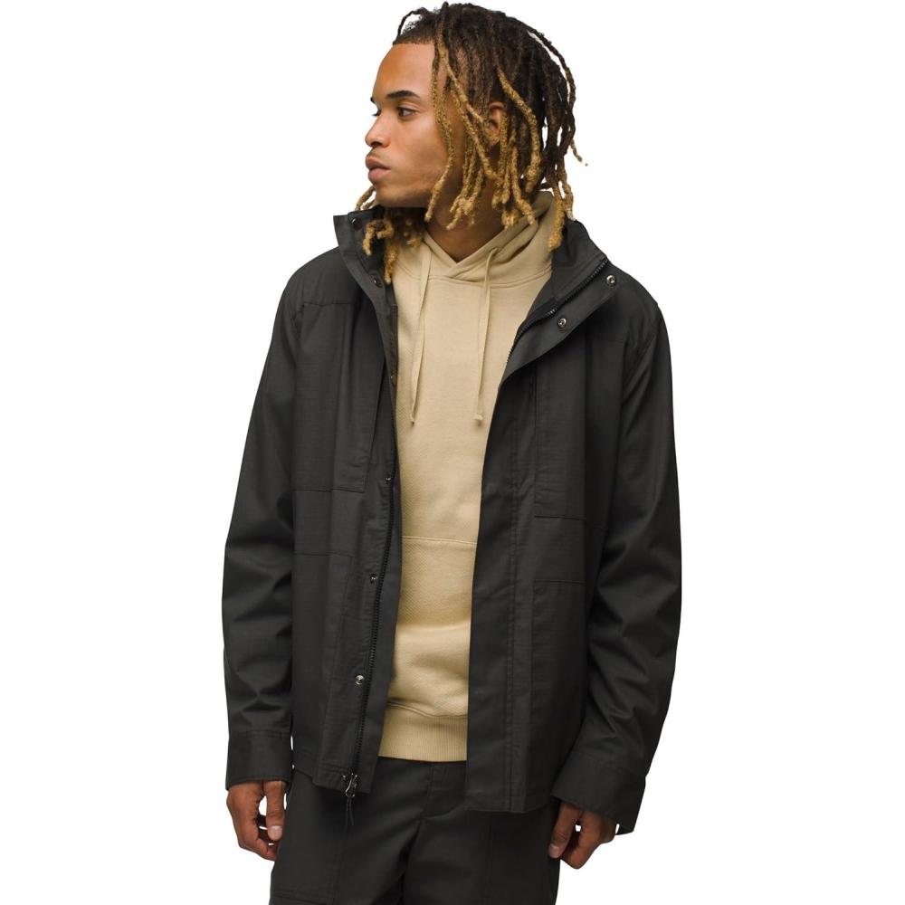 imageprAna mens Palisades Ripstop Field JacketDark Iron