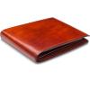 Bosca Men’s Old Leather Bifold Wallet with ID Window and Card Slots – Italian Leather, Durable and Stylish, Black(Cognac)