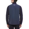 Callaway mens Long Sleeve 1/4 Zip Wind Jacket(Peacoat Heather)