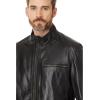 Cole Haan mens Smooth Lamb Jacket(Black)