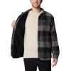Columbia Men’s Windward Ii Shirt Jacket(Black Multi Windowpane Check)