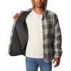 Columbia Men’s Windward Ii Shirt Jacket(City Grey Dimensional Buffalo)