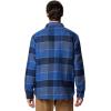 Columbia Men’s Windward Ii Shirt Jacket(Mountain Blue Multi Windowpane Check)