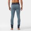 Helly-Hansen LIFA Merino Midweight Pant for Men, Track Pants with Non-Itch Fabric, 2-Layer Design, Flat Lock Seams, ZQ Wool(Blue)