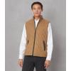 Johnston & Murphy Men’s Reversible Vest(Camel/Light Brown)