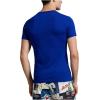 Polo Ralph Lauren Mens Slim Fit Cotton Crew Undershirt 3-Pack(Heritage Royal/Harbor Island Blue/Cruise Navy)