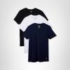 Polo Ralph Lauren Underwear Men’s Classic Fit Cotton Crew 3-Pack(Navy/White  White/Navy  Black/White – 3 Pack)