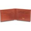 SMALL BIFOLD WALLET w/NON-RF BLOCKING PKT(Brown)
