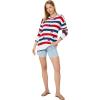 Show Me Your Mumu Women’s Go to Sweater(Star Spangled Stripe)