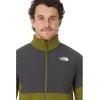 THE NORTH FACE Men’s Glacier Heavyweight Full Zip Jacket(Forest Olive/Asphalt Grey)