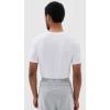 Tommy John Mens Second Skin Modal Crewneck Stay Tucked Undershirt 3-Pack(White)