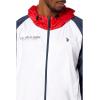 U.S. POLO ASSN. USPA Multicolor Windbreaker(Engine Red)
