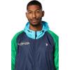 U.S. POLO ASSN. USPA Multicolor Windbreaker(Scuba Blue)