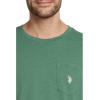 U.S. Polo Assn. Men’s Crew Neck Pocket T-Shirt (Color Group 2 of 2)(Green Trail Heather)