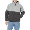 U.S. Polo Assn. Men’s Reversible Poly Shell to Fleece Hooded Jacket(Black 9029)