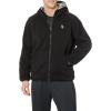 U.S. Polo Assn. Men’s Reversible Poly Shell to Fleece Hooded Jacket(Limestone Hdlh)