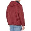 U.S. Polo Assn. Men’s Reversible Poly Shell to Fleece Hooded Jacket(University Red 9029)