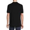 U.S. Polo Assn. Mens Solid Pique Polo Shirt(Black)