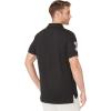 U.S. Polo Assn. Mens Solid Pique Polo Shirt(Black Heather-6543)