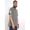 U.S. Polo Assn. Mens Solid Pique Polo Shirt(Dark Heather Grey)