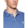 U.S. Polo Assn. Mens Solid Pique Polo Shirt(Summer Navy Heather)