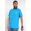 U.S. Polo Assn. Mens Solid Pique Polo Shirt(Teal Blue)
