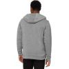 U.S. Polo Assn. Men’s USPA Big and Tall Solid Full Zip Camo Lined Sherpa Hoodie(Campus Grey Heather)