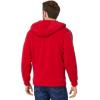 U.S. Polo Assn. mens Uspa Uspa Full Zip Sleeve Stripe Hoodie(Engine Red)