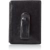 Bosca Men’s Old Leather Collection – Front Pocket Wallet(Black Leather)