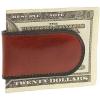 Bosca Men’s Old Leather Collection-Magnetic Money Clip Wallets(Cognac Leather)